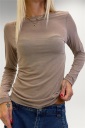maglia in cashmere blend tinta unita